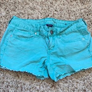 American Eagle aqua shorts - size 2